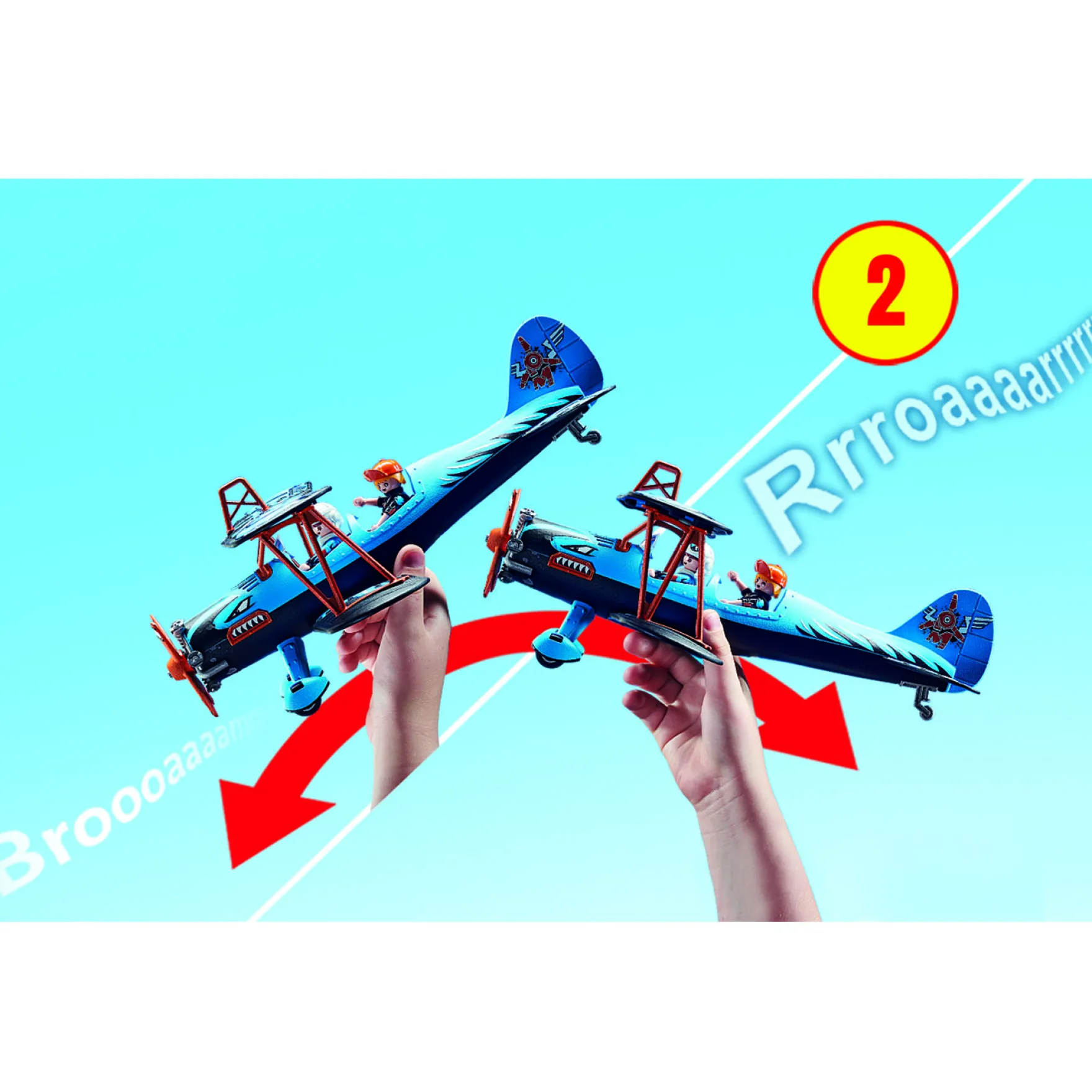 Playmobil 70831 Air Stuntshow Dubbeldekker