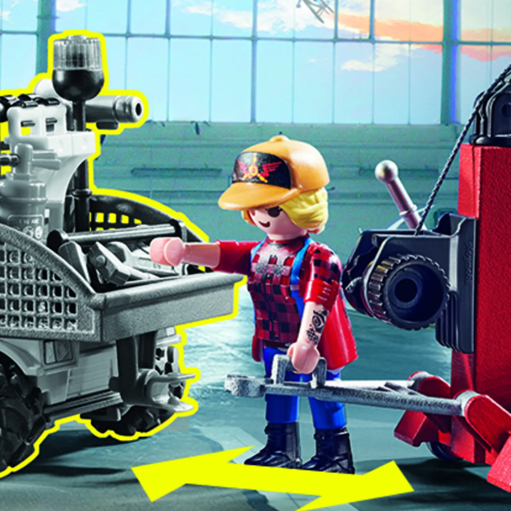 Playmobil 70834 Air Stuntshow Servicestation