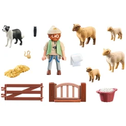 Playmobil 71444 Country Jonge Herder Met Schapen