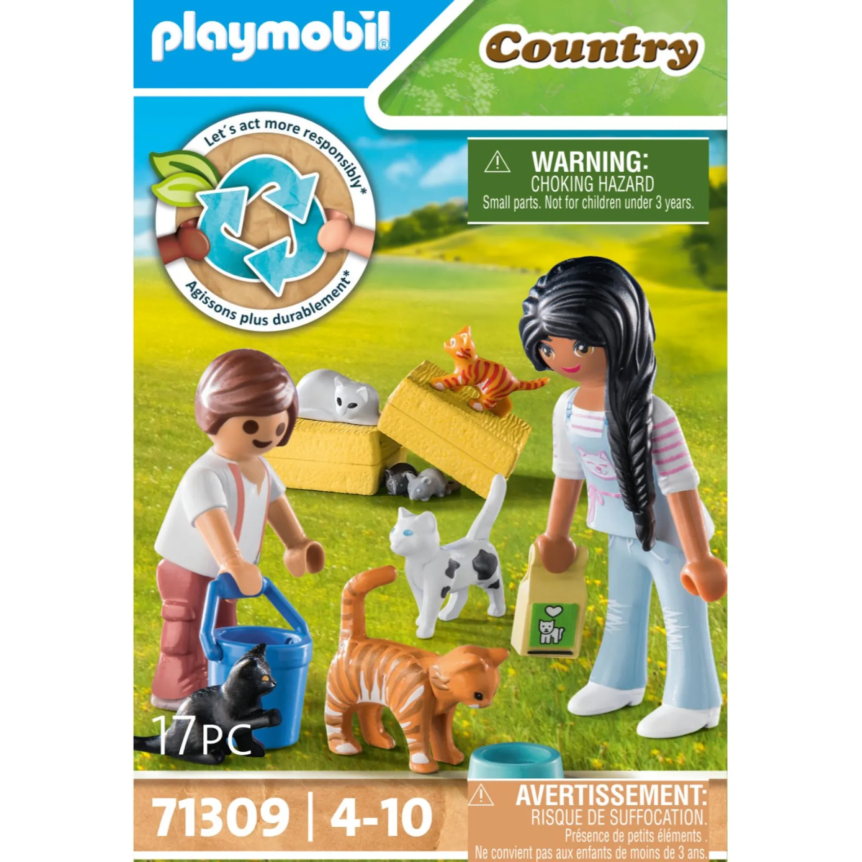 Playmobil 71309 Country Kattenfamilie