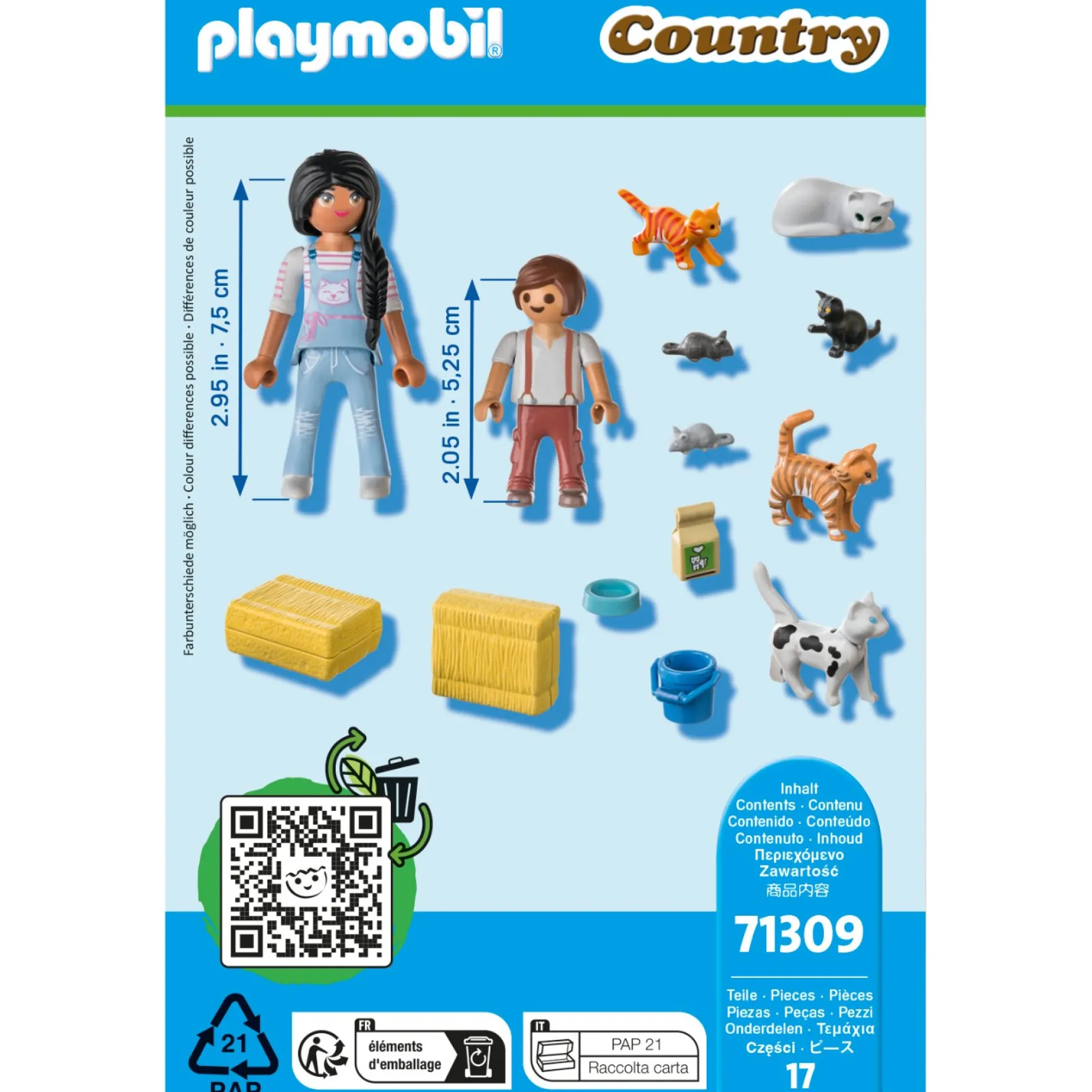 Playmobil 71309 Country Kattenfamilie