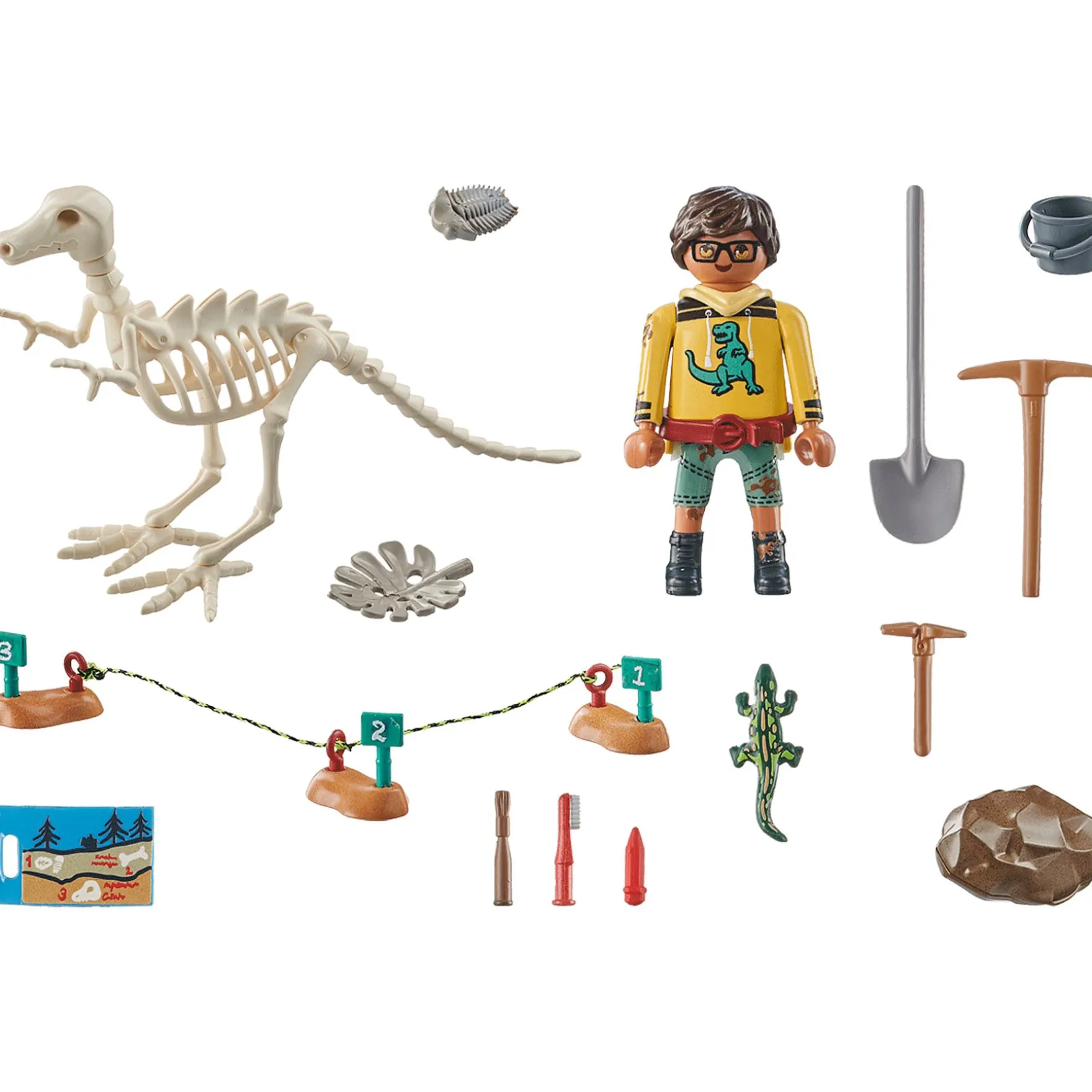 Playmobil 71527 Dinos Opgravingsplaats Met Dinosaurusskelet