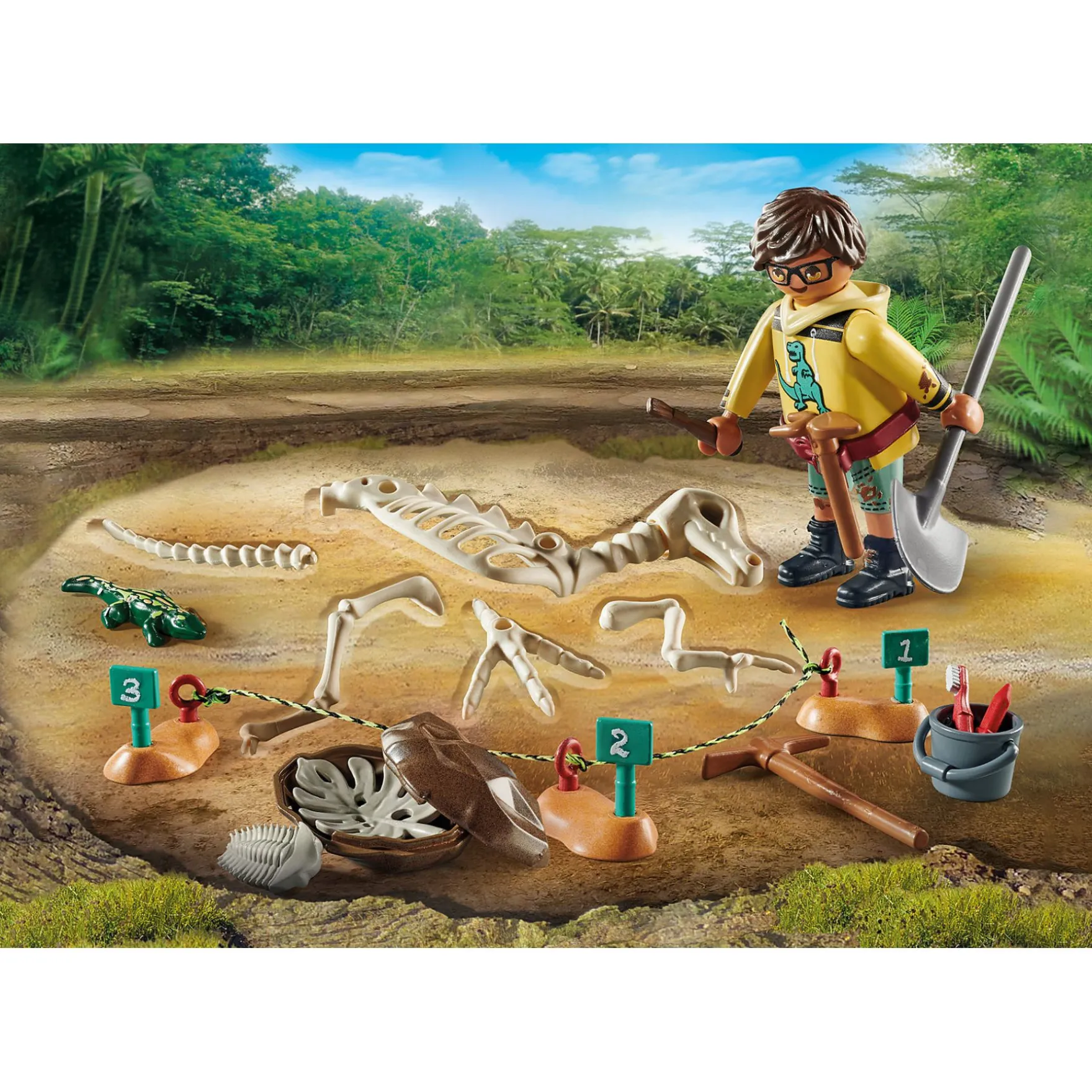 Playmobil 71527 Dinos Opgravingsplaats Met Dinosaurusskelet