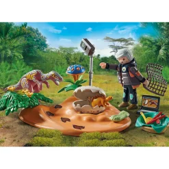 Playmobil 71526 Dinos Stegosaurusnest Met Eierdief