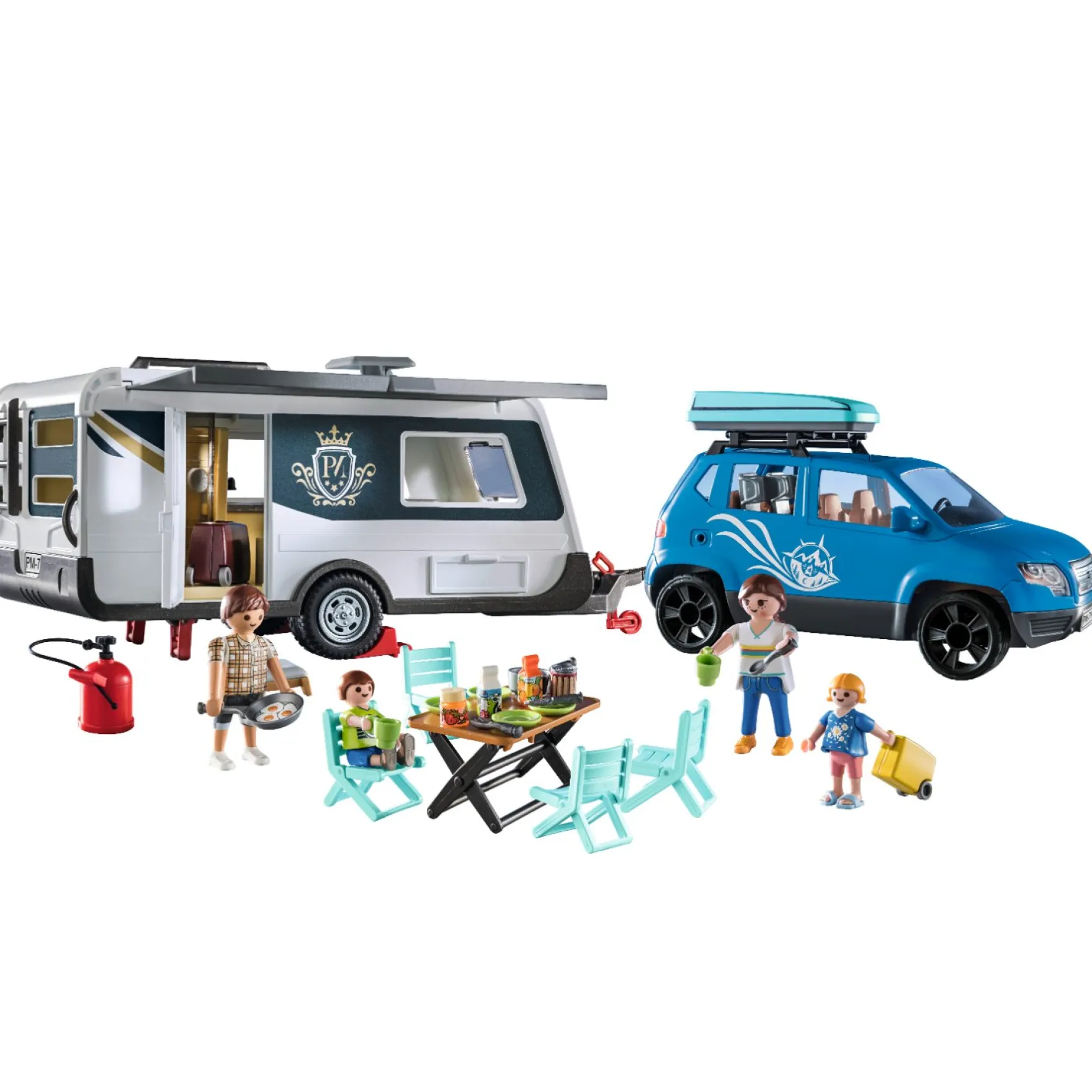 Playmobil 71423 Family Caravan Met Auto