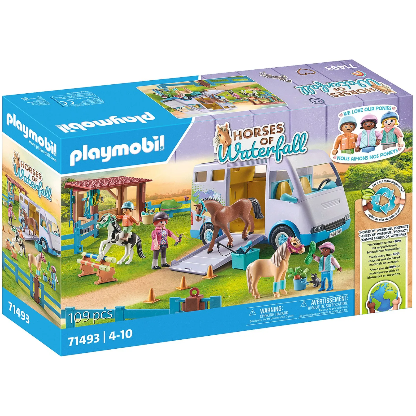 Playmobil 71493 Horses Of Waterfall Mobiele Manege