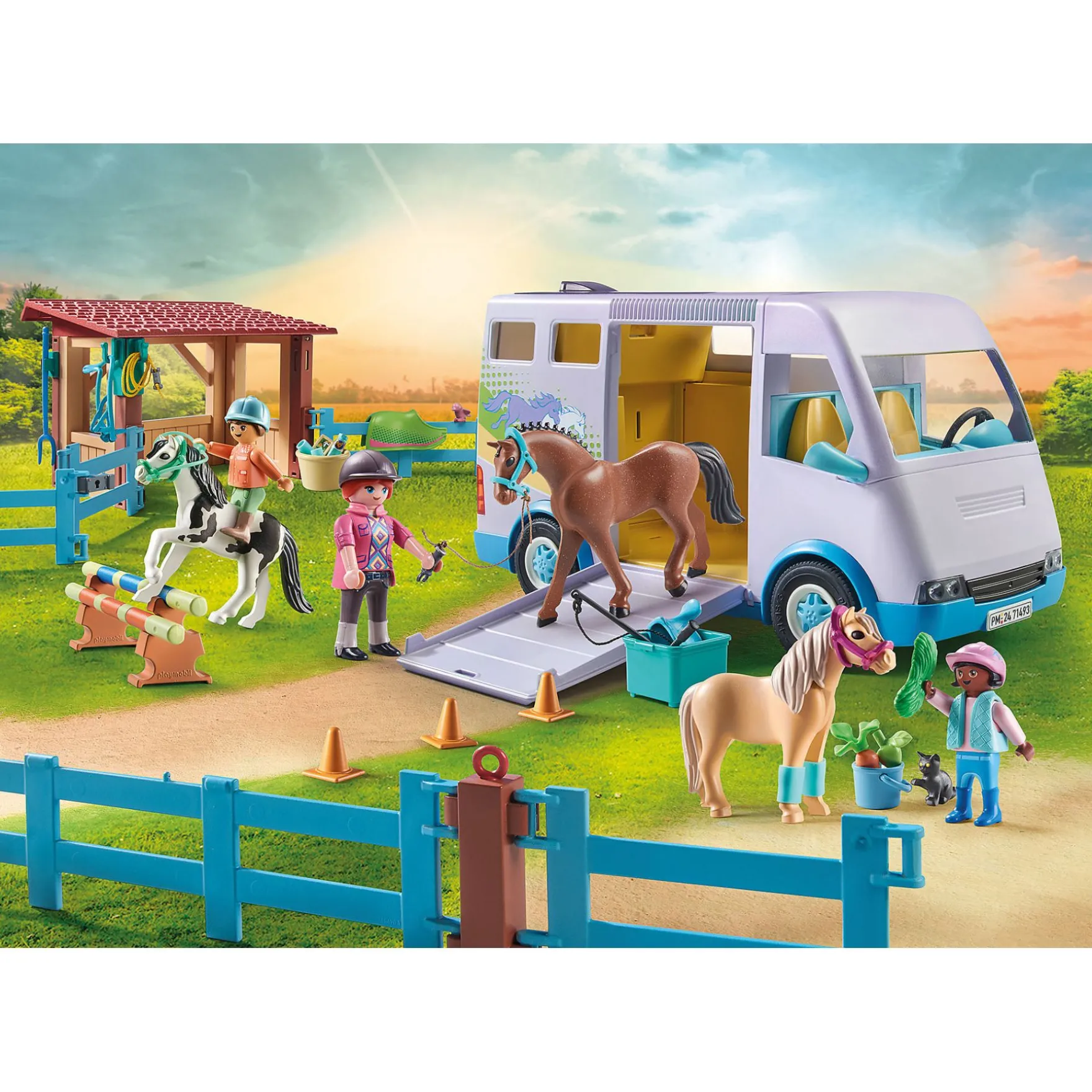 Playmobil 71493 Horses Of Waterfall Mobiele Manege