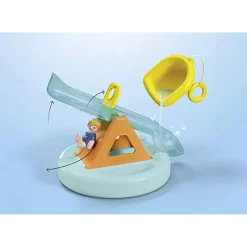 PlayMobil 71687 Junior Zwemeiland met Waterglijbaan