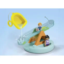PlayMobil 71687 Junior Zwemeiland met Waterglijbaan
