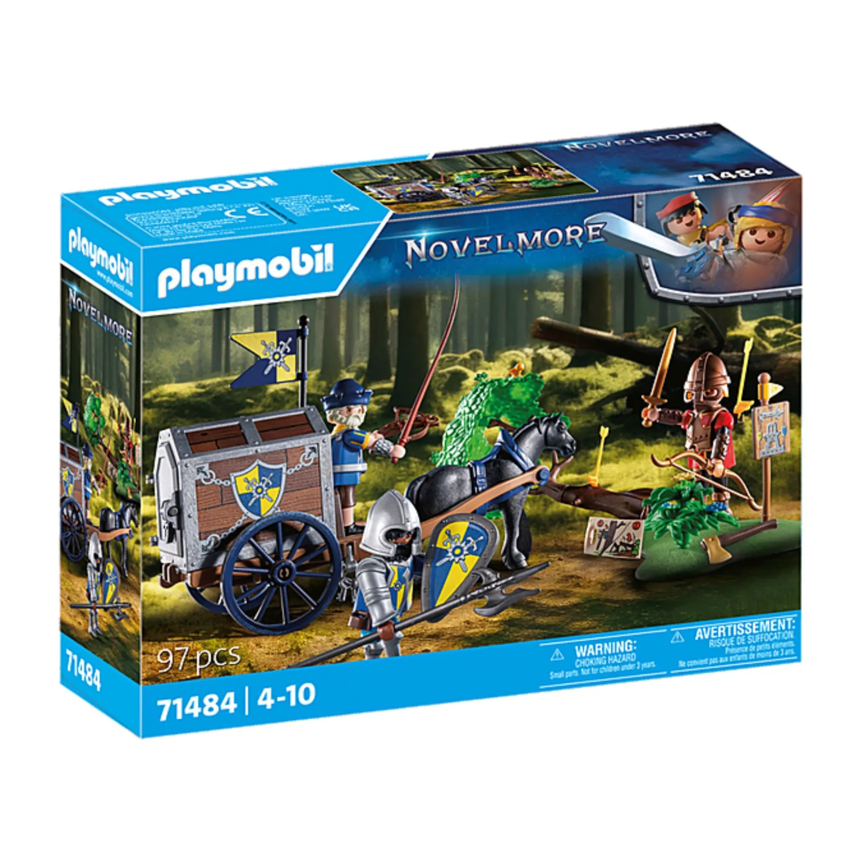 Playmobil 71484 Novelmore Overval Op Transportwagen