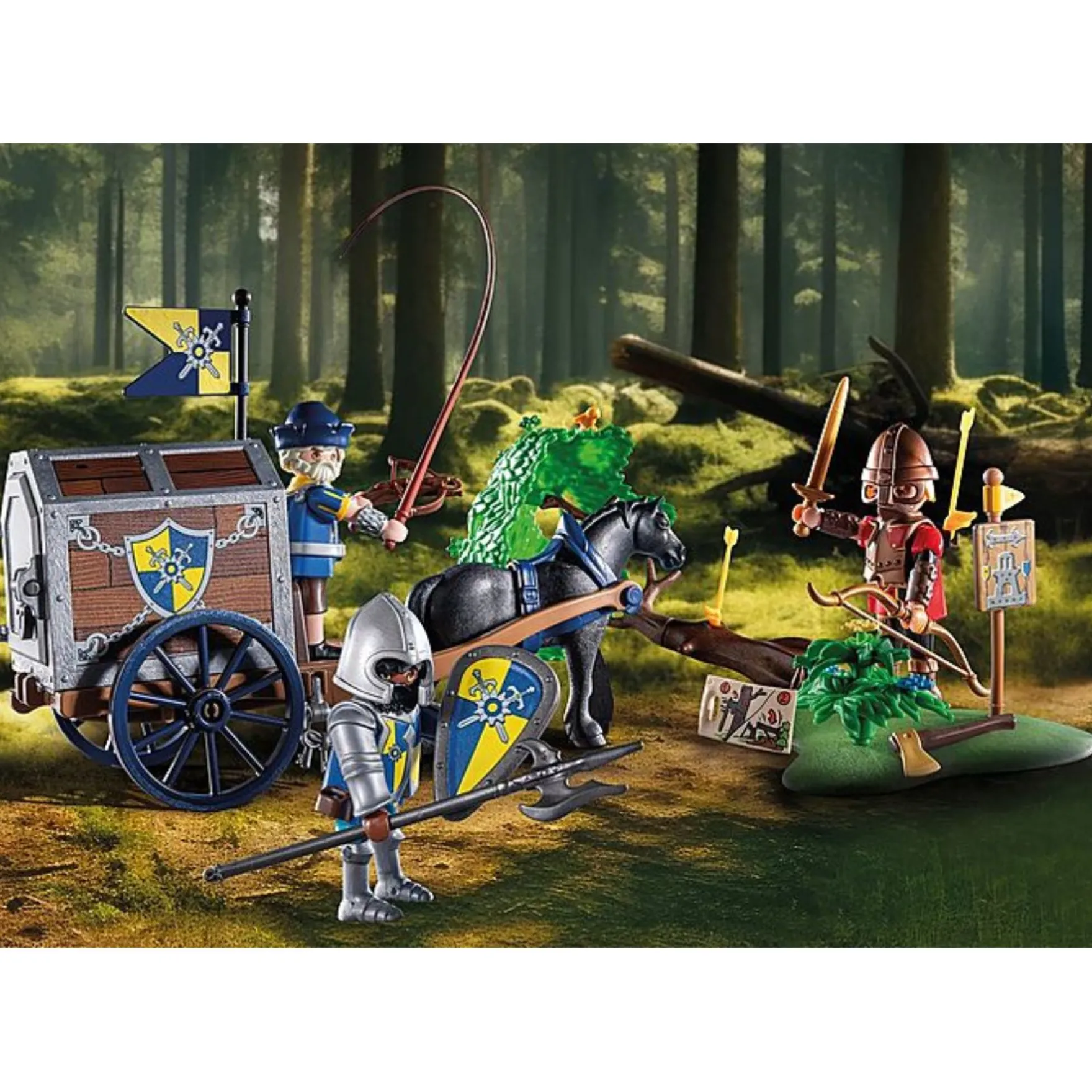 Playmobil 71484 Novelmore Overval Op Transportwagen