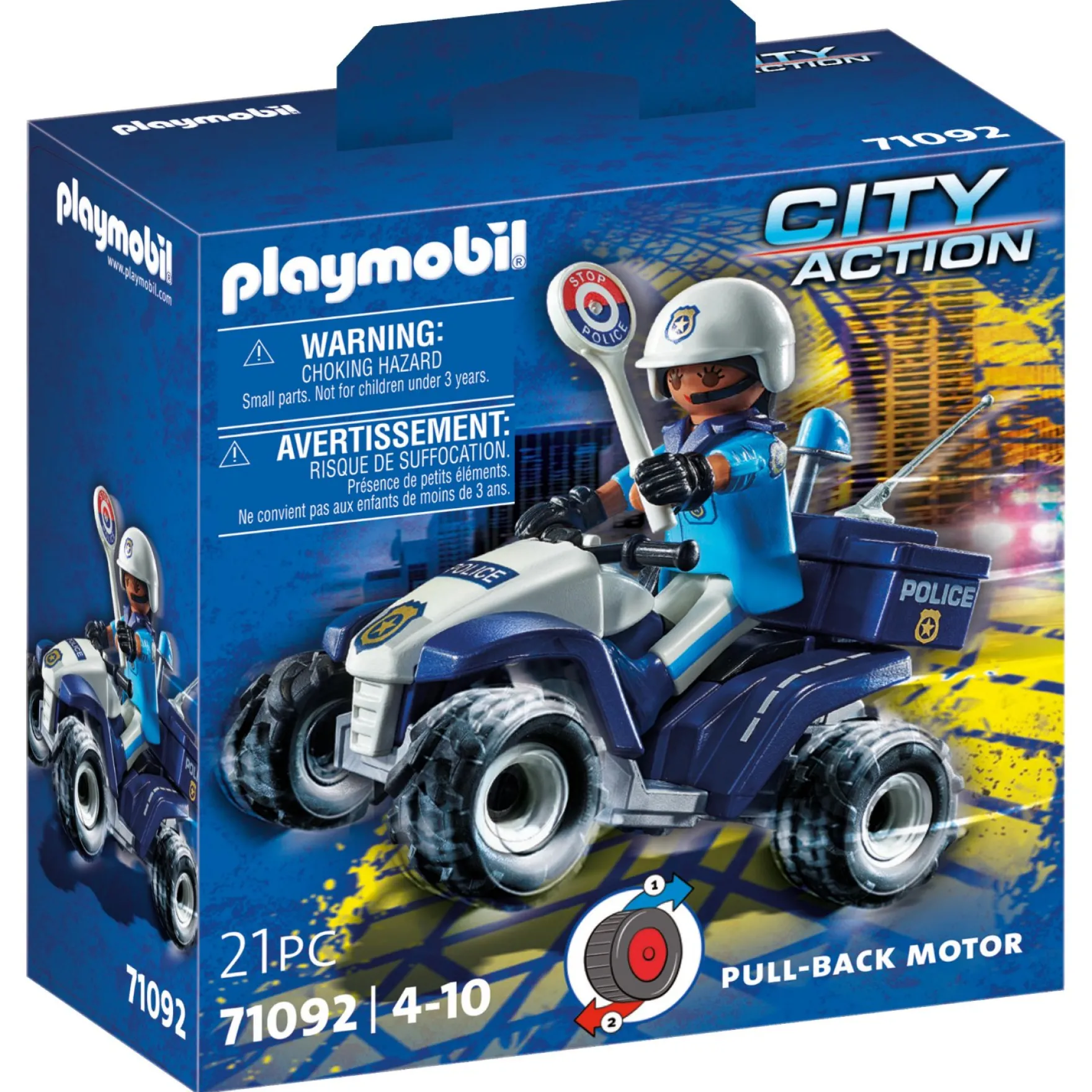 Playmobil 71092 Politie Speed Quad