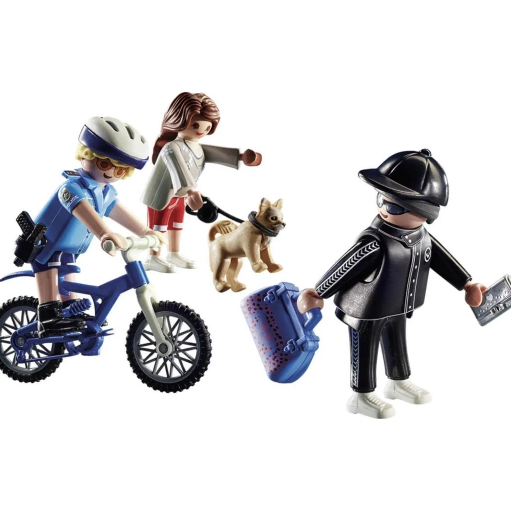 Playmobil 70573 Politiefiets: Achtervolging Van De Zakkenroller