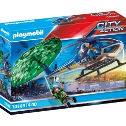 Playmobil 70569 Politiehelikopter: Parachute- Achtervolging