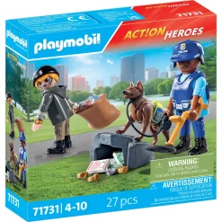 Playmobil 71731 politiehond met boef