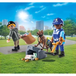 Playmobil 71731 politiehond met boef