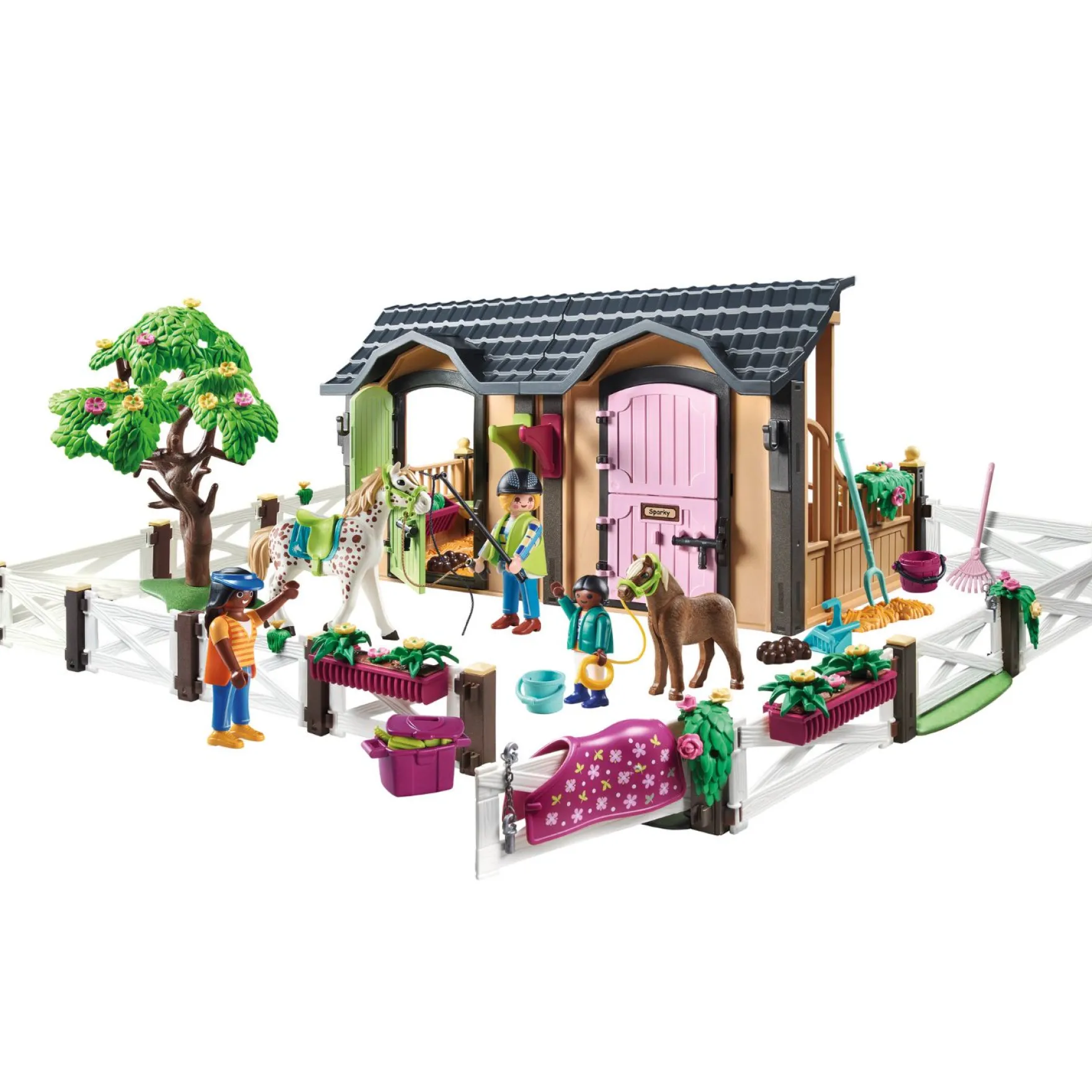 Playmobil 70995 PROMO Rijlessen Met Paardenboxen
