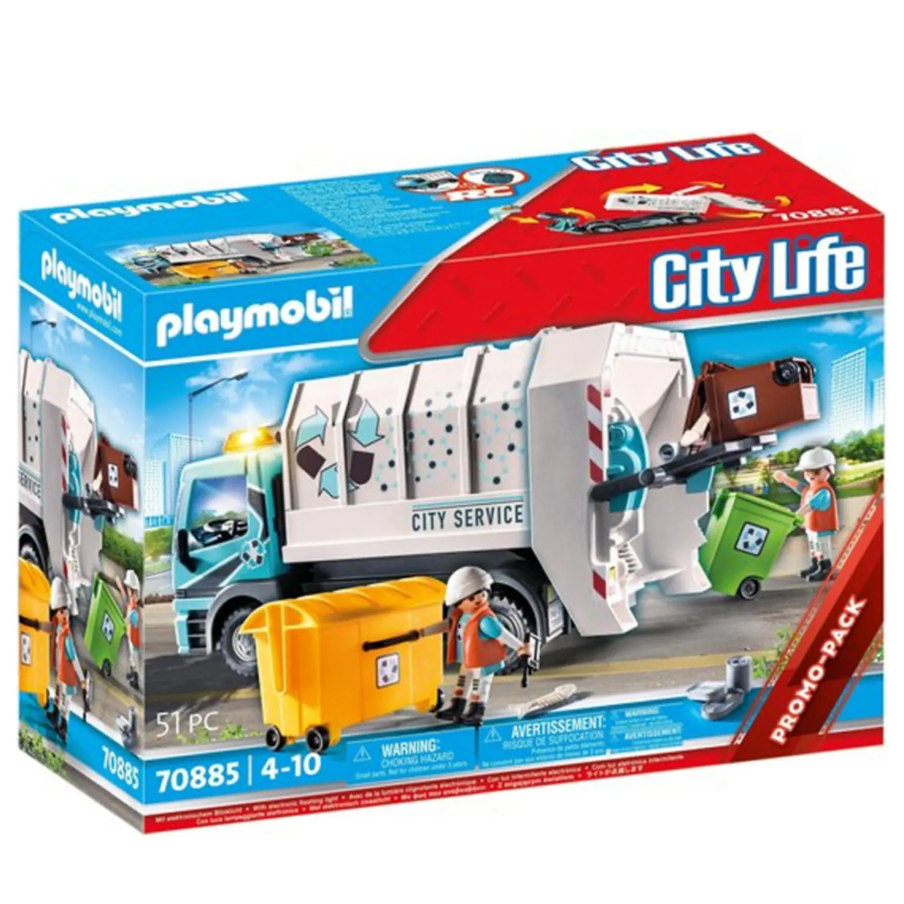 Playmobil 70885 PROMO Vuilniswagen Met Knipperlicht