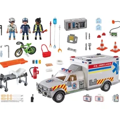 Playmobil 70936 Reddingsvoertuig: US Ambulance