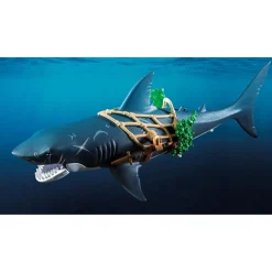 Playmobil 71793 reuzenhaai met piraat