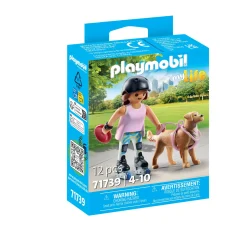 Playmobil 71739 schaatser met retriever