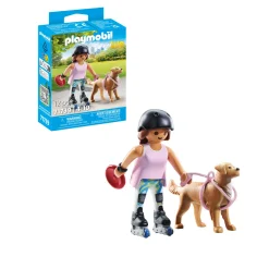 Playmobil 71739 schaatser met retriever