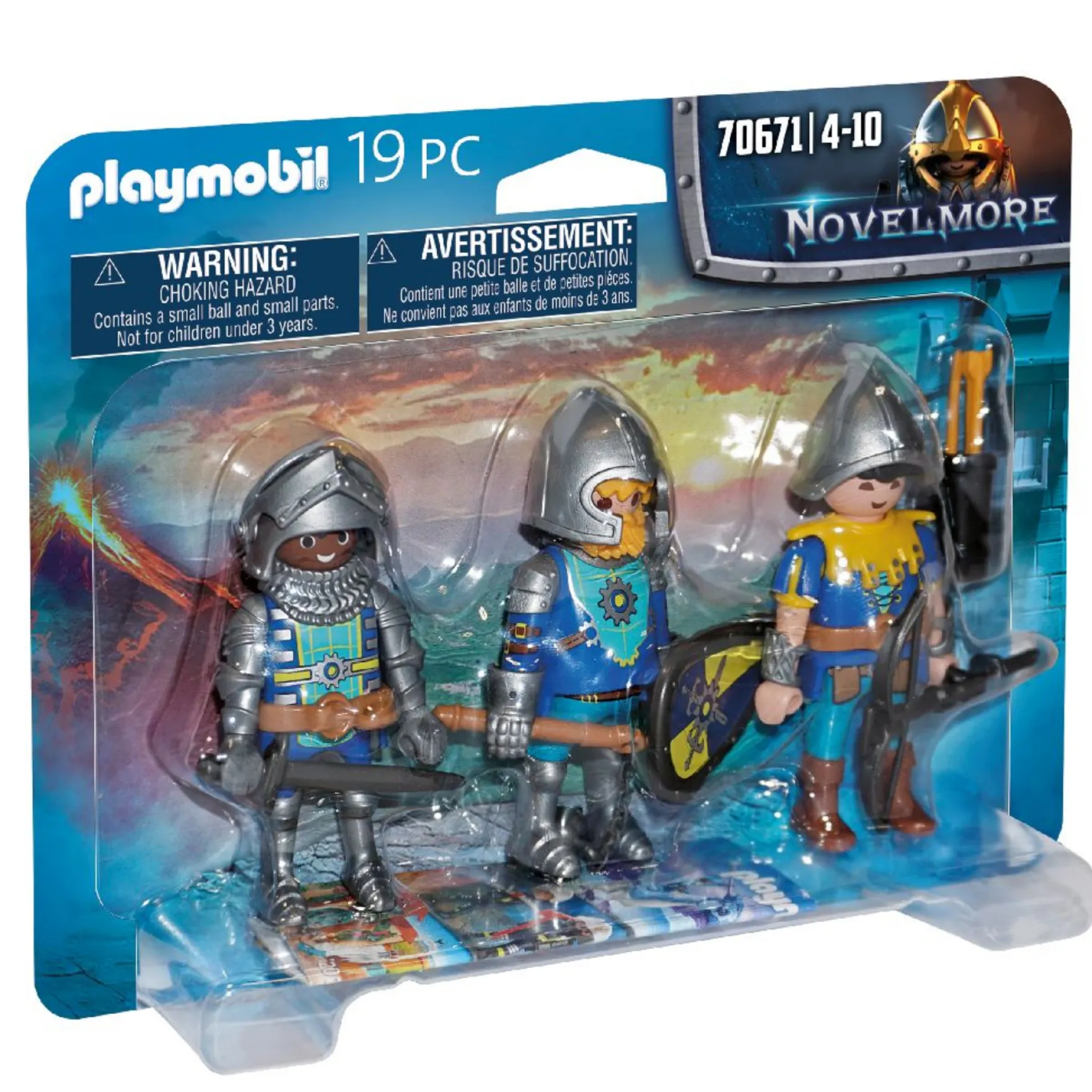 Playmobil 70671 Set Van 3 Novelmore Ridders
