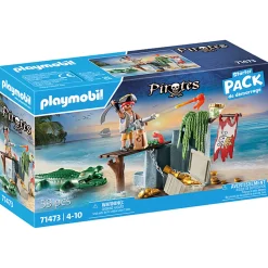 Playmobil 71473 Starter Packs Piraat Met Alligator