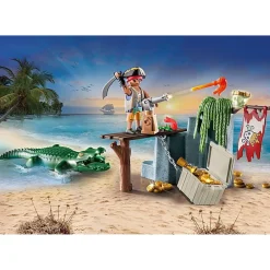 Playmobil 71473 Starter Packs Piraat Met Alligator