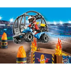 Playmobil 70820 Starterpack Stuntshow Quad Met Vuurhelling