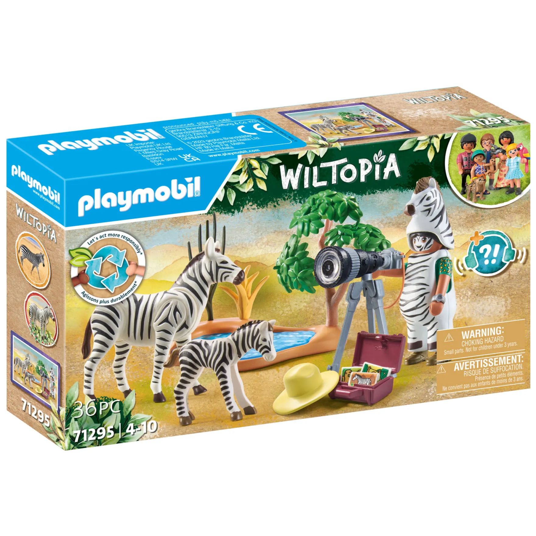 Playmobil 71295 Wiltopia Dierenfotograaf onderweg