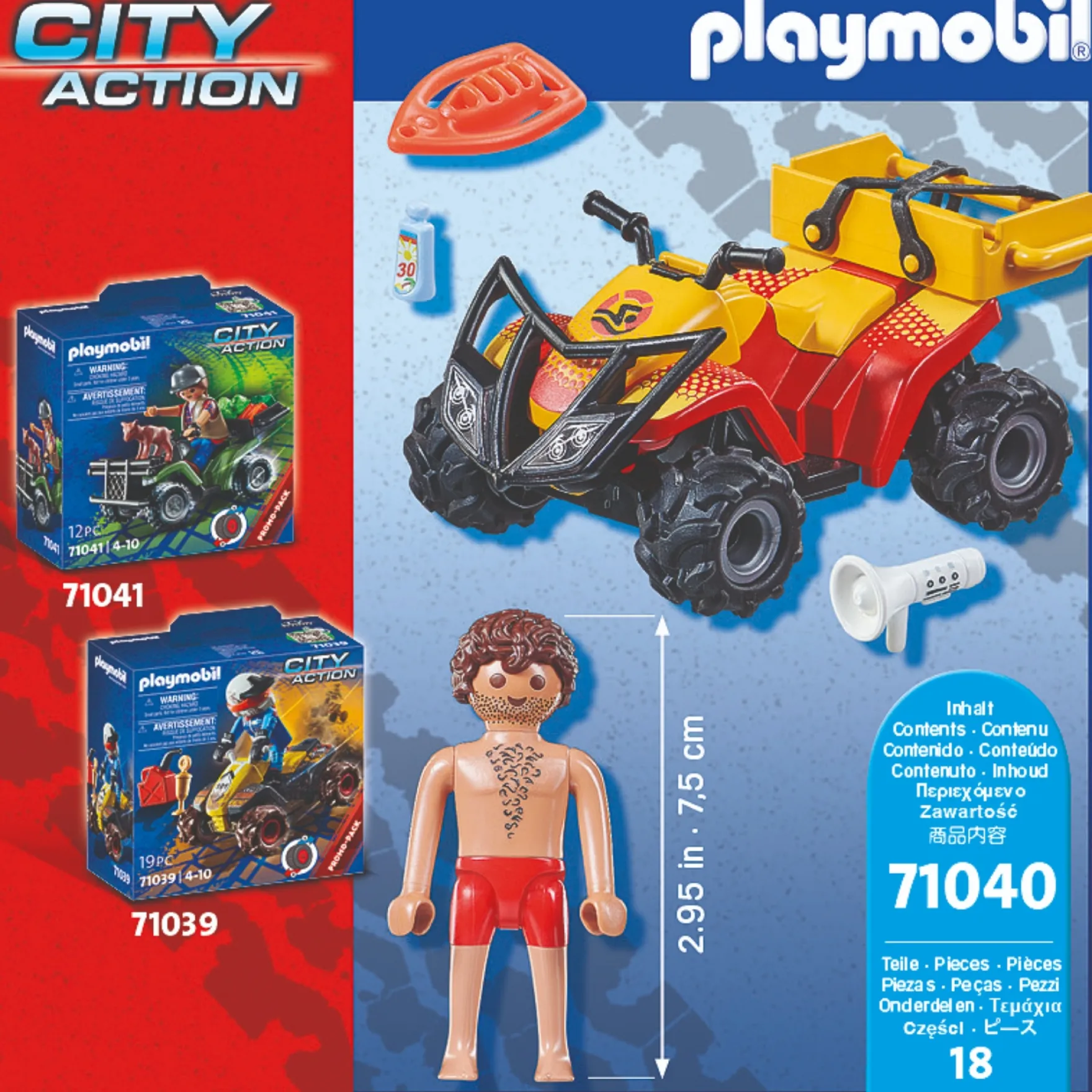 Playmobil City 71040 Badmeester Quad