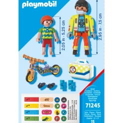 Playmobil City 71245 Verpleegkundige met Patiënt