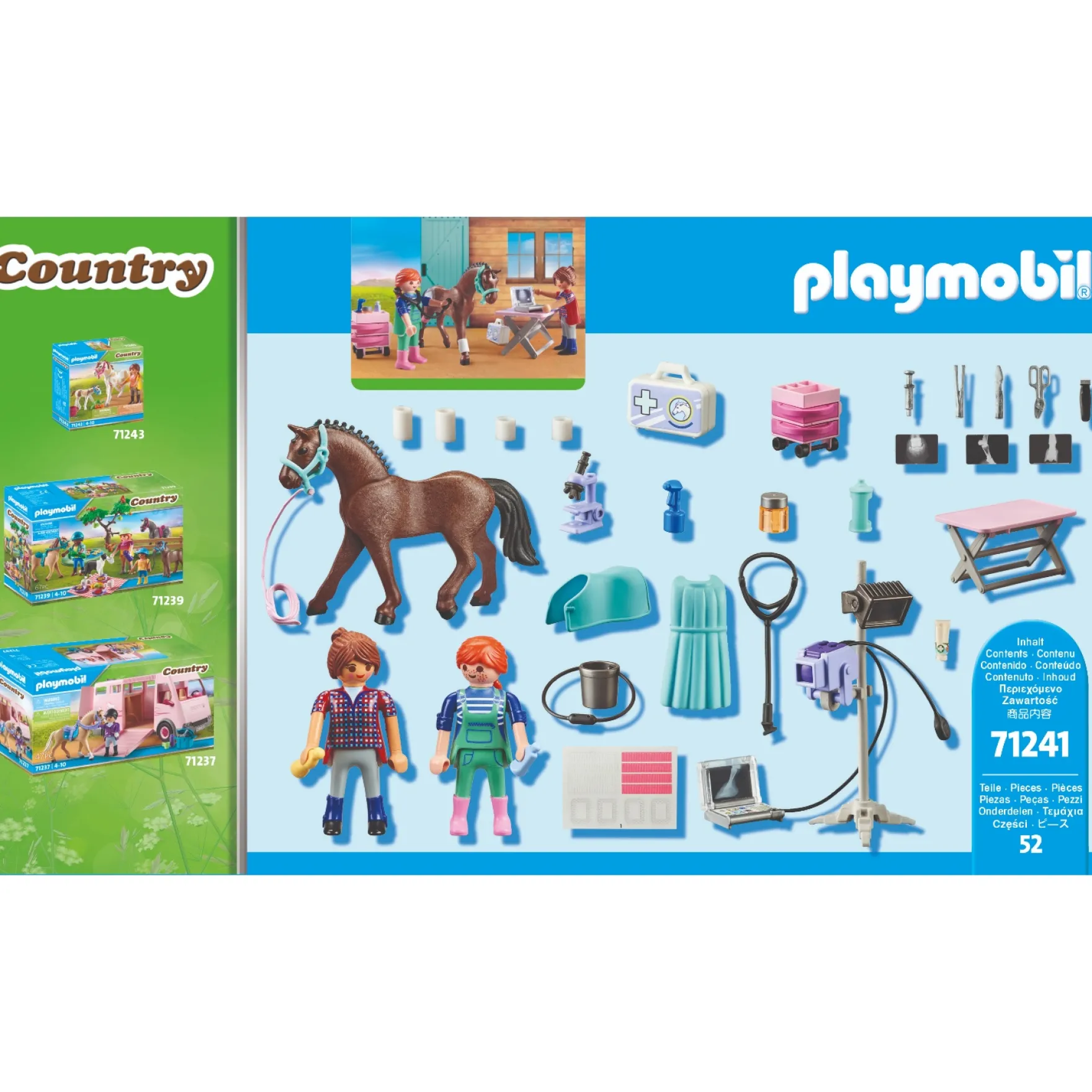 Playmobil Country 71241 Dierenarts Voor Paarden