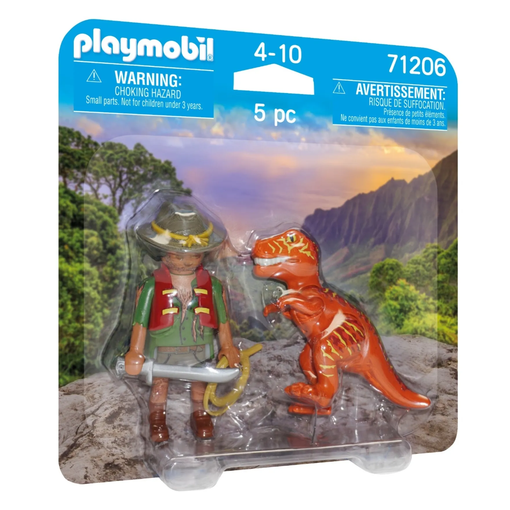 Playmobil Duo 71206 Avonturier met T-Rex
