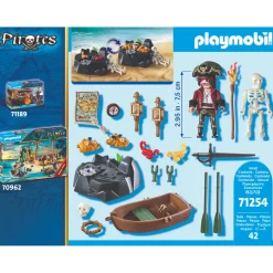 Playmobil Starterpack 71254 Piraat Met Roeiboot