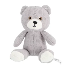 Pluche beer gehaakt 3 assorti 14 cm