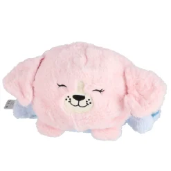 Pluche trendy omkeerbaar poes / hond 20 cm 2 assorti