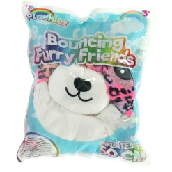 Pluchiez bal bouncing furry 50 cm assorti