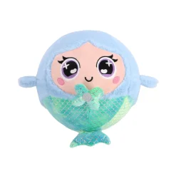 Pluchiez bal bouncing konijn/zeemeermin/ unicorn 23 cm 3 assorti