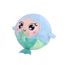 Pluchiez bal bouncing konijn/zeemeermin/ unicorn 23 cm 3 assorti