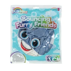 Pluchiez bal bouncing sparkle sea animal 23cm  4 assorti