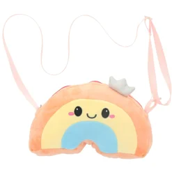 Pluchiez pluche handtasje assorti regenboog /  cupcake