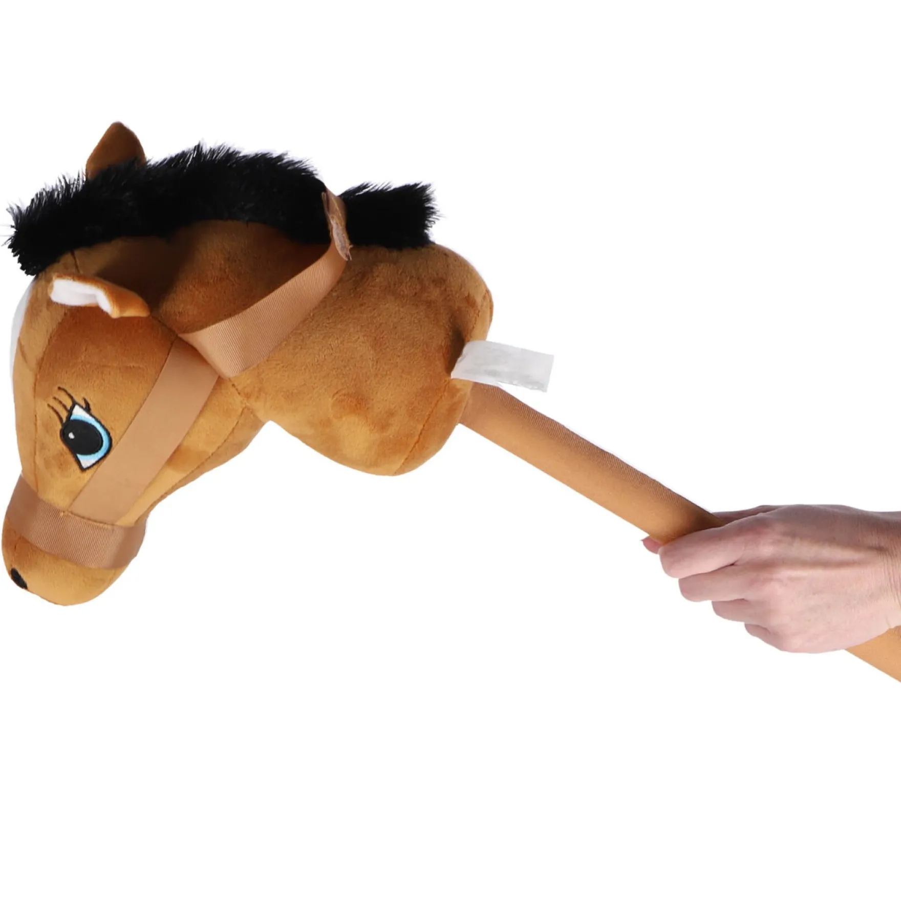 Pluchiez pluche stokpaardje 70 cm
