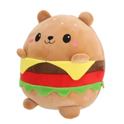 Pluchiez pluche voedseldieren 29 cm 3 assorti