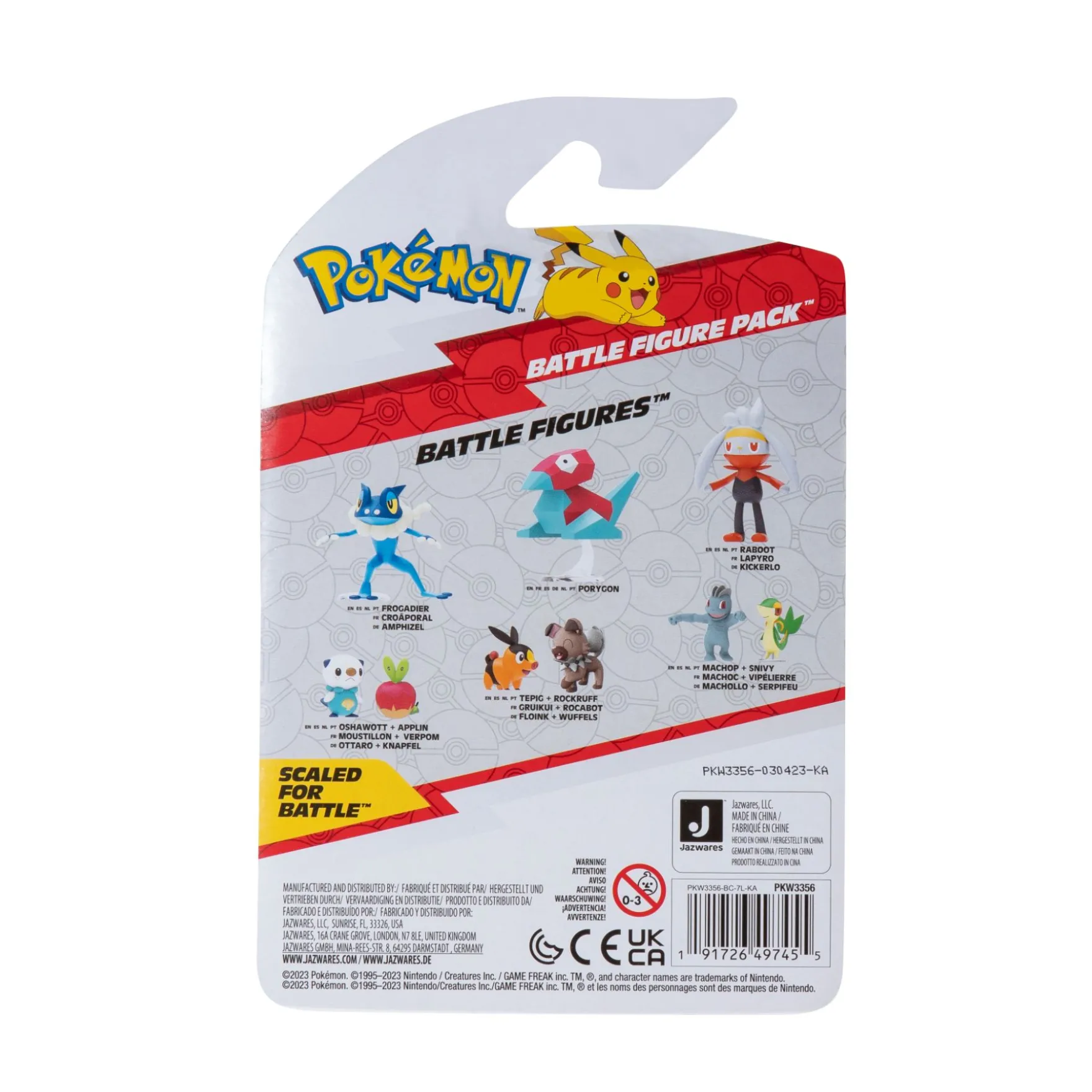 Pokémon Battle Figuren 2 Pack 3 Assorti