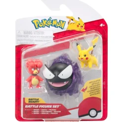 Pokémon battle figuren 3-pack Magby Pikachu #1 en Gastly
