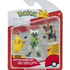 Pokémon battle figuren 3-pack Litleo Pikachu #5 en Floragato