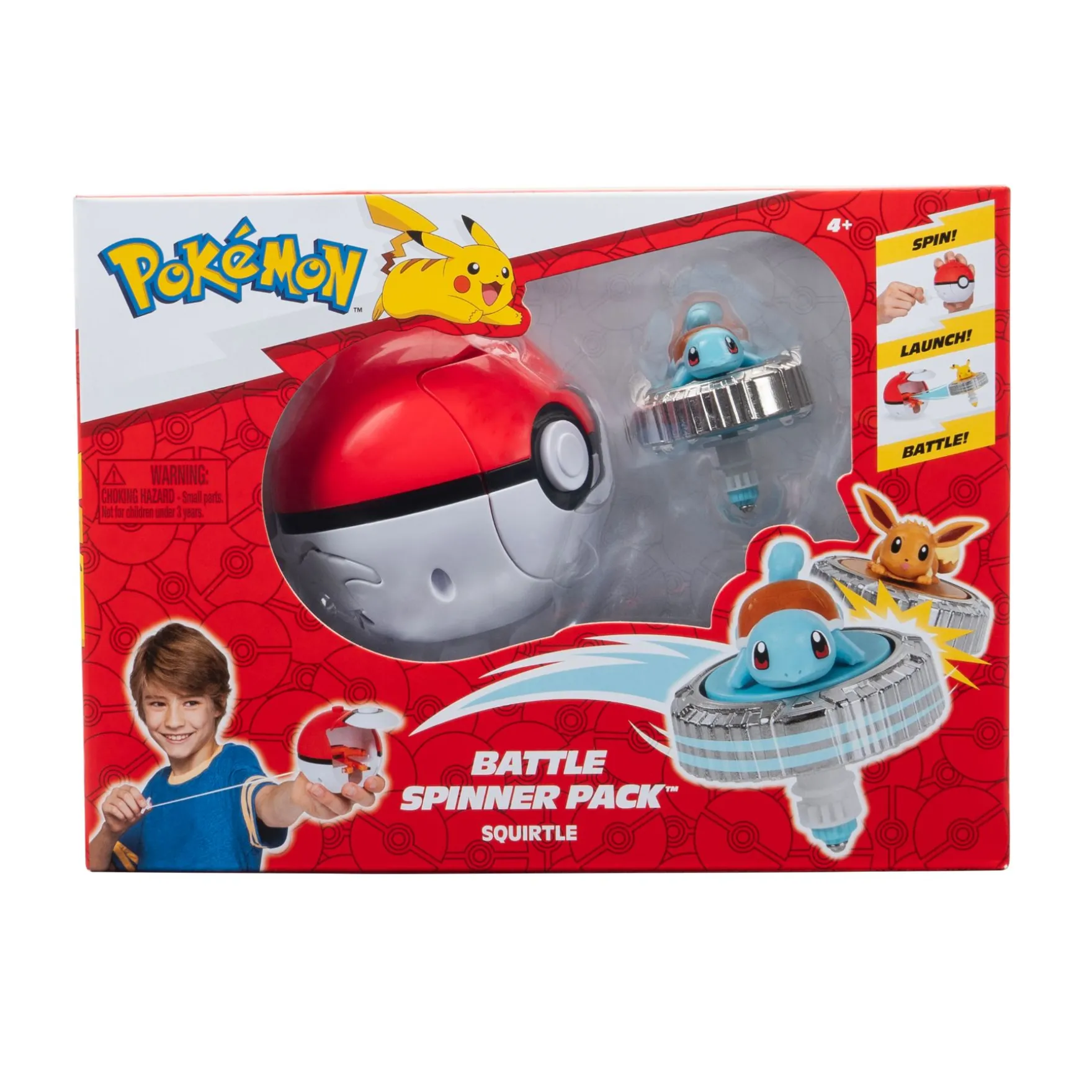 Pokémon Battle Spinner Single Pack Squirtle & Poké Ball