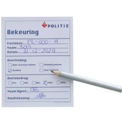 Politie Bonnenboekje